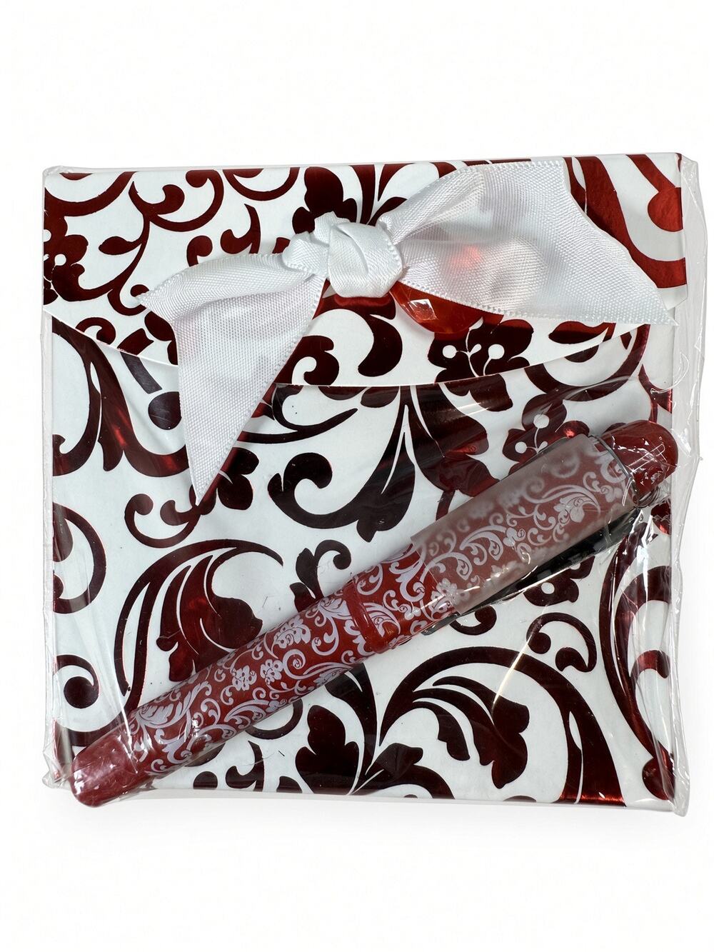 Vintage 2012 Hobby Lobby Sealed Christmas Notepad Pen Gift Set Brother Sister